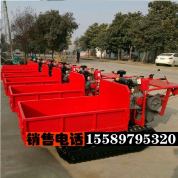 小型橡膠履帶運(yùn)輸車(chē) 全地形履帶爬山虎 履帶拖拉機(jī)翻斗車(chē)