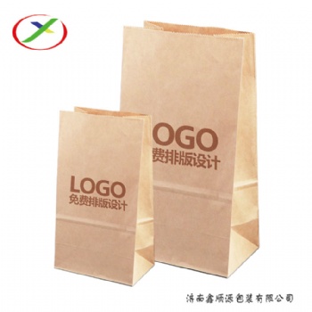 廣東牛皮紙袋生產(chǎn)廠家 牛皮紙打包袋裝食品的紙口袋