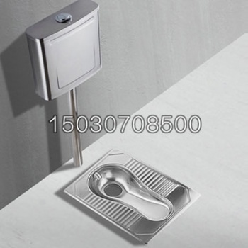 不銹鋼蹲便器 帶水箱 節(jié)水型