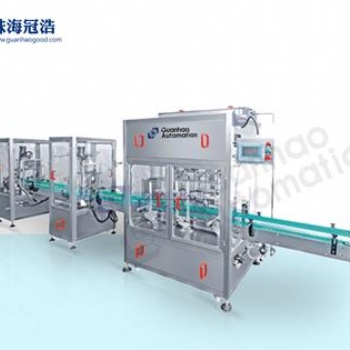 珠海冠浩—全自動液體灌裝機(jī)生產(chǎn)線