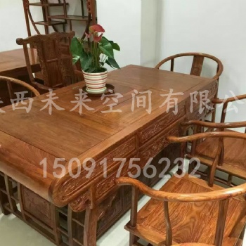 西安紅木茶桌，榆木茶桌，仿古茶桌，
