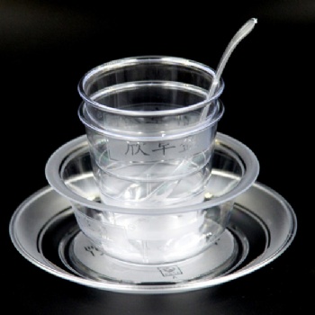 一次性餐具 環(huán)保新項目 水晶餐具 欣阜盈