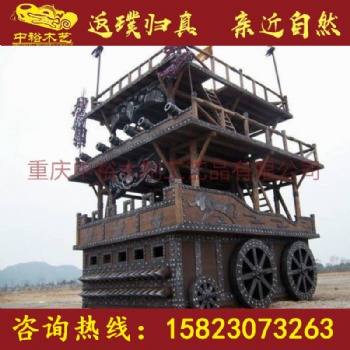江西中式婚慶花轎，馬車，木船，仿古攻城車定做生產廠家，歡迎來電咨詢