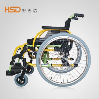好思達(dá)致臻H110多功能手動(dòng)輪椅黃綠色
