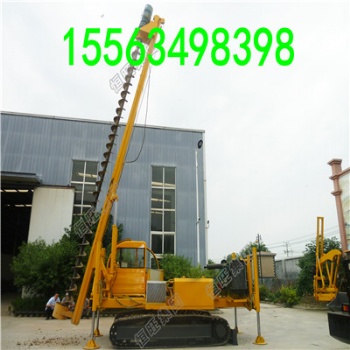 螺旋打樁機廠家功率強大經(jīng)久耐用恒旺HZY-800L履帶式長螺旋打樁機