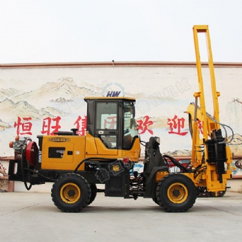 山地工程全液壓公路打樁機(jī) 護(hù)欄打樁機(jī)