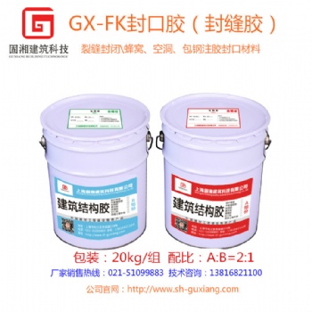 上海固湘裂縫封閉膠\封口膠\封縫膠生產(chǎn)廠家
