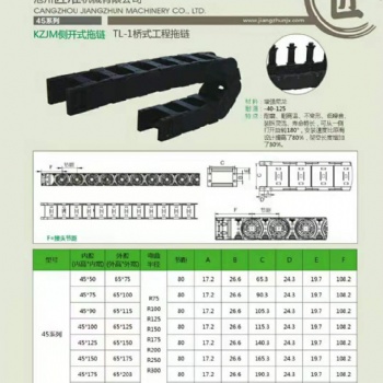 滄州匠準(zhǔn)機(jī)械 高端拖鏈生產(chǎn)廠家