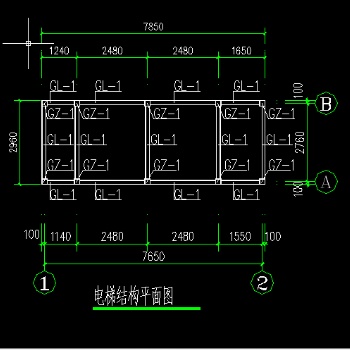 鋼結(jié)構(gòu)設(shè)計-電梯項目工程設(shè)計圖