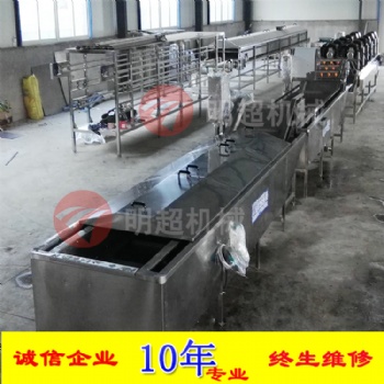 水浴式低溫巴氏殺菌機(jī) 網(wǎng)帶式包裝袋巴氏殺菌流水線(xiàn)