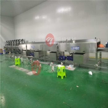 全自動韭菜臭氧去農(nóng)殘噴淋清洗機(jī)的原理