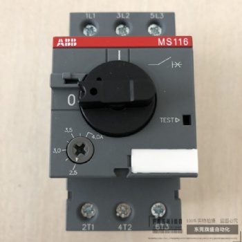 ABB電動(dòng)機(jī)啟動(dòng)器MS116-20設(shè)計(jì)緊湊原裝原廠出售