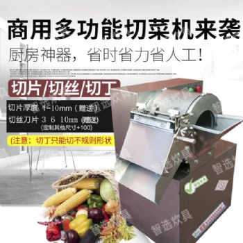 離心式不銹鋼切片機(jī)土豆切絲機(jī)多功能切菜機(jī)商用切條機(jī)切丁機(jī)姜片紅薯蘿卜智選炊具