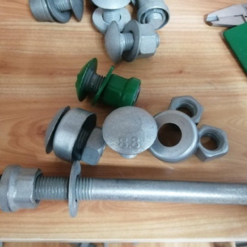 熱鍍鋅護欄螺栓規格型號分為：M16*35，M16*45,M16*50