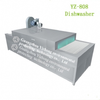 YZ-808大型商用全自動(dòng)洗碗機(jī)網(wǎng)帶平放式洗碗機(jī)廠家