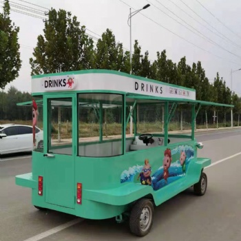 上海街景美食小吃車 移動(dòng)餐飲燒烤車 四輪電動(dòng)移動(dòng)擺攤快餐車