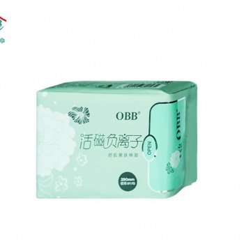 OBB負(fù)離子衛(wèi)生巾 愛由芯生 為愛加分