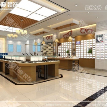 眼鏡店收銀臺，眼鏡店店展柜，眼鏡店裝修設計就找廈門升典裝飾