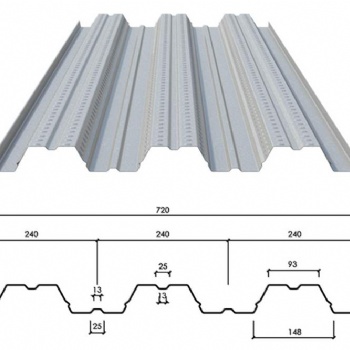 720樓承板廠家，開口樓承板定制-祁縣盛大怡達彩鋼