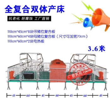 供應黑龍江哈爾濱新型落地式母豬產(chǎn)床 雙體復合產(chǎn)床 產(chǎn)保一體