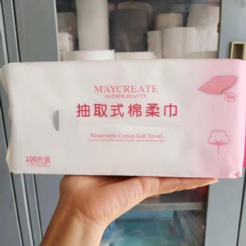 加工一次性洗臉巾設(shè)備 做棉柔巾設(shè)備廠家 美容潔面卸妝巾擦臉巾機器