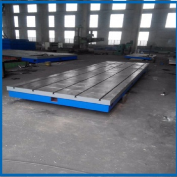 泊頭市建新鑄造量具 專業(yè)生產(chǎn)鑄鐵平臺(tái) 試驗(yàn)平臺(tái) 落地鏜工作臺(tái)T型槽工作臺(tái)