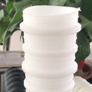定制2016竹節(jié)式橋梁塑料波紋管 白色預應力白色波紋管
