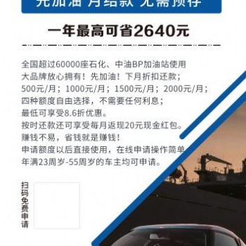 建享油禮信用加油招募全國(guó)加盟商