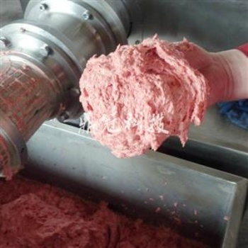 鼎冠禽類雞架骨肉分離機 雞架肉泥擠出機 大型自動寵物食品加工設(shè)備 DG-180型