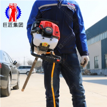20m便攜式巖心鉆機(jī) 野外勘探淺層巖芯取樣輕便型單人背包鉆機(jī)