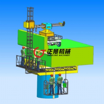 橋梁集中排水工程施工車_安裝橋墩下水管作業(yè)設(shè)備
