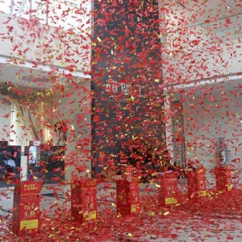 市場供不應求，吾研六色電子禮花廠家批發
