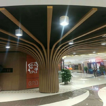造型鋁樹(shù) 木紋鋁方管 木紋鋁方通 廠家定制