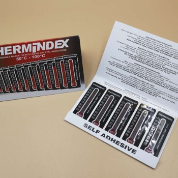 原裝 0-50℃、50-100℃ 英國THERMAX可逆測溫試紙可逆溫度紙