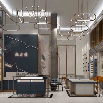 更好的眼鏡店展示空間，源自德尚裝飾
