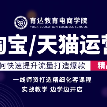 電商運(yùn)營(yíng)培訓(xùn)哪家好淘寶培訓(xùn)學(xué)校電商營(yíng)銷實(shí)戰(zhàn)學(xué)習(xí)育達(dá)