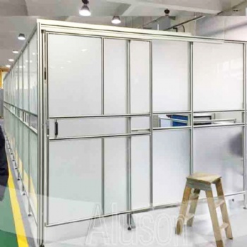 無錫鋁型材4080定制機器人安全護欄 安全設(shè)備防護江陰廠家
