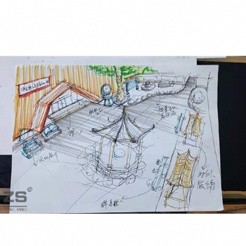 2021年設計臨沂，臨沂商展地推展陳創(chuàng)意設計，臨沂商場臨展布展搭建