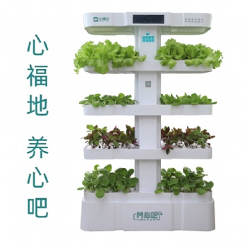 心福地養(yǎng)心吧無土栽培種菜機(jī)陽臺(tái)種菜水培設(shè)備加濕空氣凈化