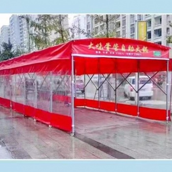 定做各式倉庫帳篷系列法式窗口雨篷大型折疊帳篷推拉活動(dòng)雨棚伸縮式遮陽篷彩篷