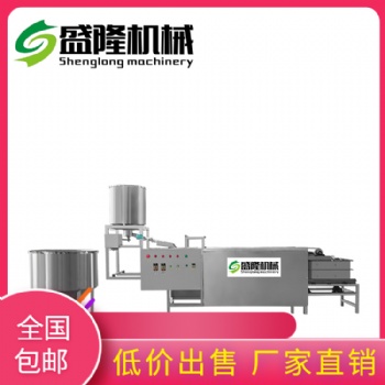 小型豆腐皮機(jī)價(jià)錢 鄭州盛隆豆腐皮機(jī) 豆腐皮機(jī)工作視頻
