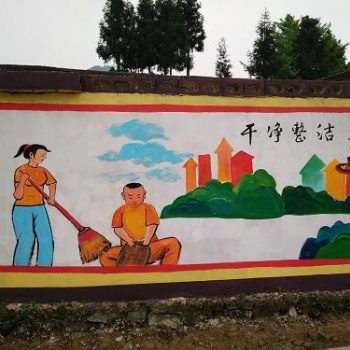 臨沂機(jī)噴彩繪墻發(fā)人深省催人行動
