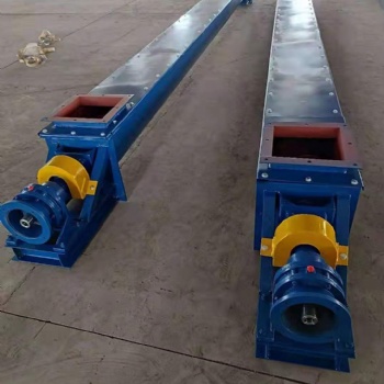 雙軸螺旋輸送機(jī) U型無(wú)軸蛟龍上料機(jī) 400*6單軸螺旋提升機(jī)