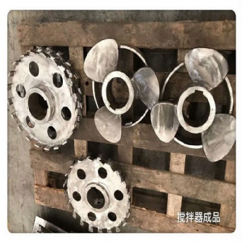 石灰漿液池?cái)嚢杵髻惗嚢柩b置碳鋼防腐攪拌器