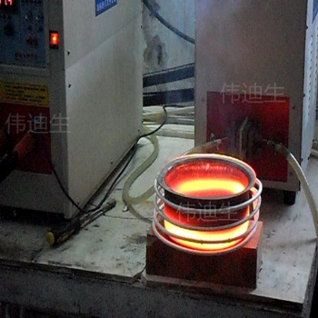 中山大涌不銹鋼盆口卷邊退火機 35KW高頻感應(yīng)退火機哪里有賣