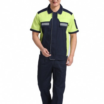 青島工作服定做廠(chǎng)家 職業(yè)工裝定制 夏季工作服勞保服定制