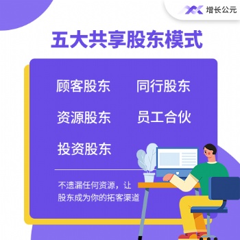 增長公元多門店管理系統(tǒng)+共享股東模式+營銷裂變模型