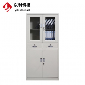 中二斗文件柜鐵皮柜 加厚辦公資料檔案柜財(cái)務(wù)會計(jì)憑證儲物柜子