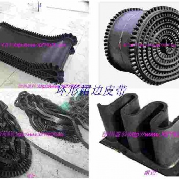 裙邊皮帶，給煤機皮帶，給料機皮帶，帶定位槽裙邊皮帶，皮帶秤皮帶
