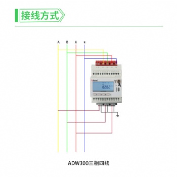 安科瑞ADW300無線計量儀表 中低壓網絡電表廠家